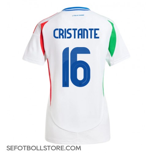 Italien Bryan Cristante #16 Replika Bortatröja Dam EM 2024 Kortärmad